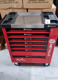 METALLO Professional Tools – Dielenský vozík XXL s kompletno - 5
