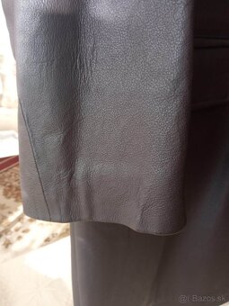 nový-nenosený pánsky kožený kabát - 5
