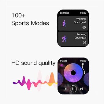 Smart hodinky nove vodeodolne volacie - 5