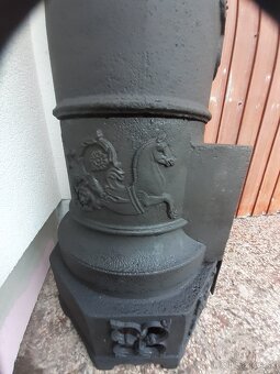 Predám historické liatinové kachle - 5