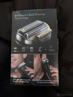 Nepoužity Braun Series 9 PRO+ Silver - 5