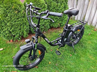 Mestský fat ebike Urlife 20x3.0“,500W,13Ah 624Wh,35km/h,80km - 5