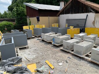 Betónový kvetináč - 5