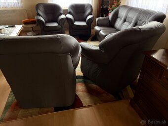 Kožená sedacia súprava - 5