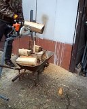 Stojan na rezanie pílenie dreva Koza na palivové drevo - 5