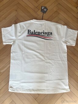 Balenciaga biele panske tricko - 5