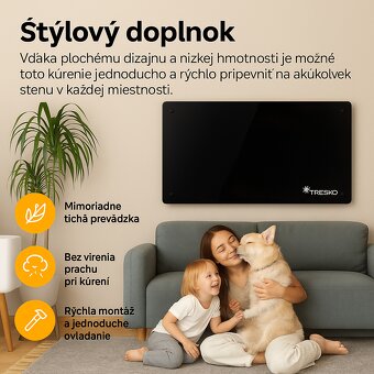 Elektrický ohrievač 2000W s WiFi a aplikáciou - 5