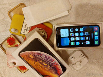 Predám iPhone Xs / 64GB/ zlatý, s príslušenstvom - 5