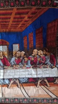 Vintage prehoz a gobelin Posledna vecera - 5