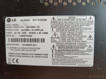 LG 42LV5500 Televízor - 5