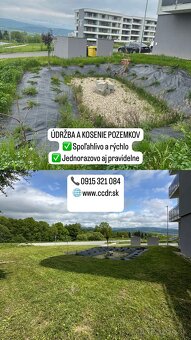 KOSENIE A ÚDRZBA POZEMKOV, BYTOVÝCH DOMOV - 5