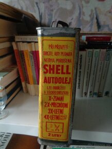 Shell -cca 1930 plechovica od oleja. - 5