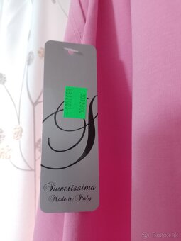 🌸 Ružová sukňa s opaskom – nová s visačkou, Taliansko - 5