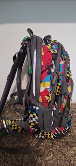 Školský batoh Coocazoo Checkered Bolts Blue - 5