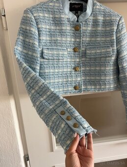 Krátke sako s textúrou - 5