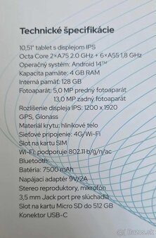 Tablet globalsec 10.51" - 5