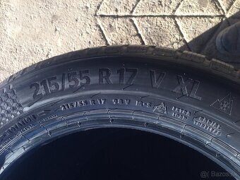 Predám zimné 215/55r17 5/6mm - 5