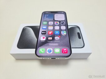 APPLE IPHONE 15 PRO 128GB WHITE TITANIUM TOP STAV - 5