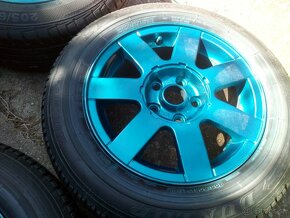 Sada kolies- alu disky 5x112 R15, 205/60 R15 - 5