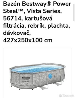 Predám nadzemný bazén značky BESTWAY - 5