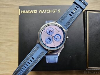 Huawei Watch GT 5 46mm Blue - modre, ako nove, zaruka - 5