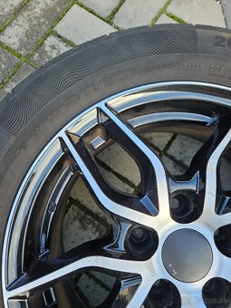 Predám alu disky R16 5x114,3  Letné pneu 205/60R16 - 5