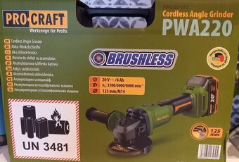 Predám akumulátorová uhlová brúska - 5