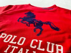 Červená mikina Polo Club - 5