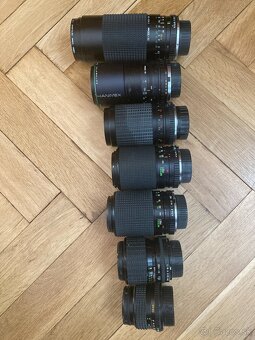 Minolta X700 + objektívy + filtre - 5