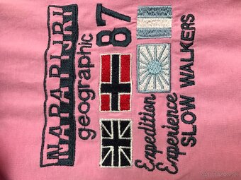 NAPAPIJRI originál baby pink damske tricko S - 5