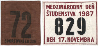 Nášivky, Štartovné čísla, Brožúrka, Preukazy, Los - 5