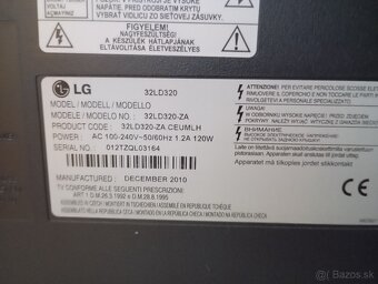 televízor LG 32LD320 LCD TV. - 5