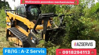 Čistenie pozemkov od náletovych drevín/Mulčovanie/Pílenie - 5