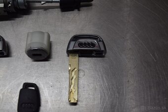 Audi A6 A7 C7 4G 4G0800375 sada zamkov kluc dverovy zamok - 5
