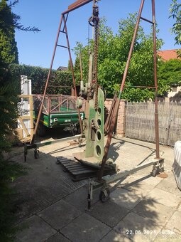 Kladkostroj 1,5T + mobilná konštrukcia - 5