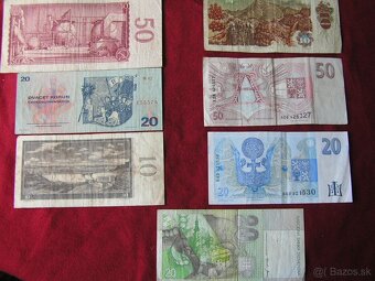 ZOSTAVA STARÝCH ČESKOSLOVENSKÝCH_BANKOVIEK a MINCÍ - 5