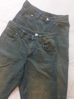 chlapčenské Baggy  Jeans,  nové  , velkost 170 , zn. H&M - 5