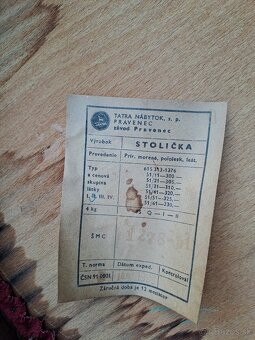 Retro stolička TATRA NÁBYTOK - 5