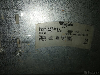 Predám vrchom plnenú práčku Whirlpool AWT 2050 - 5