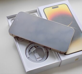 iPhone 14 Pro Gold BATERIE 100% TOP - 5