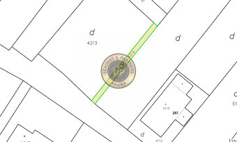 Na predaj pozemok vhodný na výstavbu  RD v obci Dolné Dubové - 5