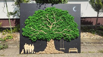 Machový obraz v rôznych rozmeroch - 5