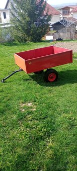 Prívesný vozík za traktorové kosacky - 5