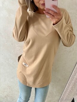 Damska talianska tunika beige - 5