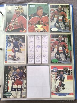 Hokejové kartičky - John Vanbiesbrouck 1 - 5