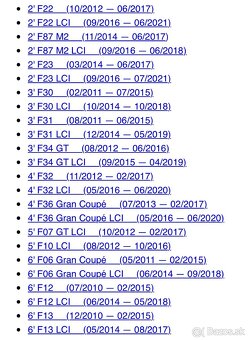 Airbag BMW pre F sériu - 5