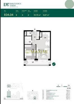 Vo výstavbe 2 izbový byt v projekte DownTown Yards v Bratisl - 5