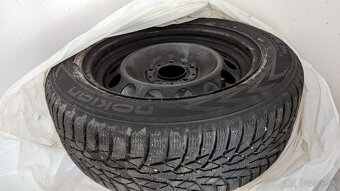 Zimne Pneu + Plechove disky: Nokian WR-D4 (M+S) - 5