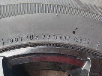 Disky 7,5 J x17 s novými pneu 255/65R17 - 5