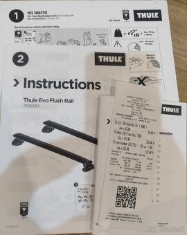Thule Evo priečniky pre Kia ceed sw a 2 držiaky na bicykle - 5